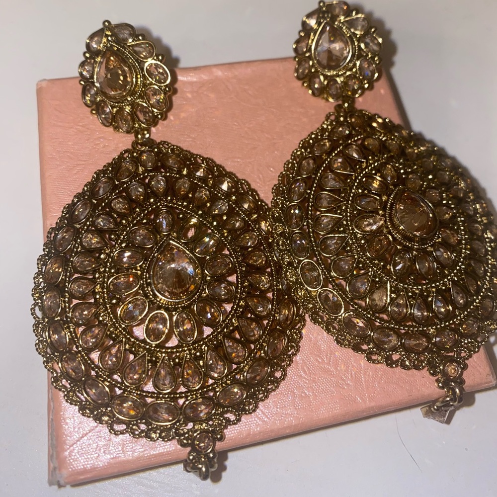 ETHNIC BIG SOUTH ASAIN EARRINGS